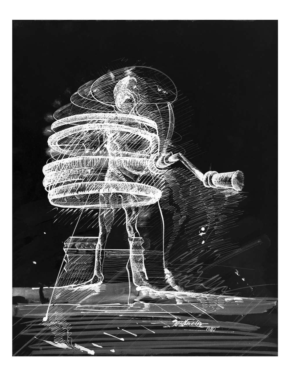 Centrifugal Force II (Neg), 2011 Digital Print on Light Box 28 x 40.5