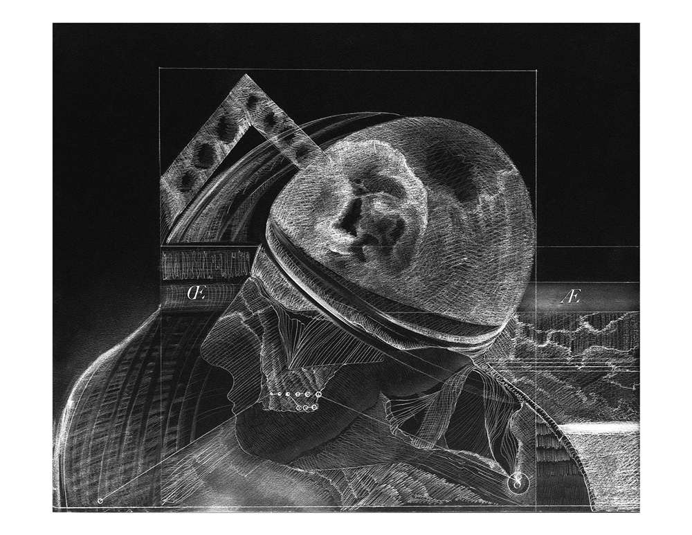 The Astronaut I (Neg), 2011 Digital Print on Light Box 50x60